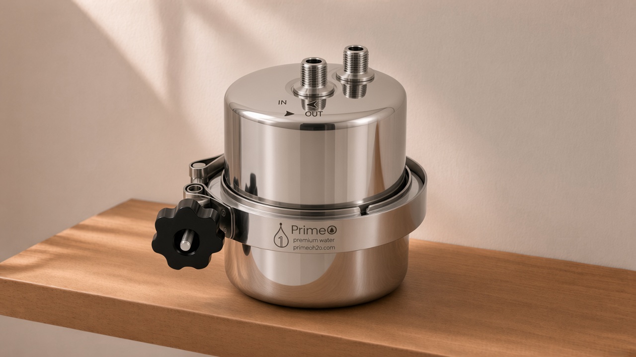 Dock fermé — boîtier inox PrimeO